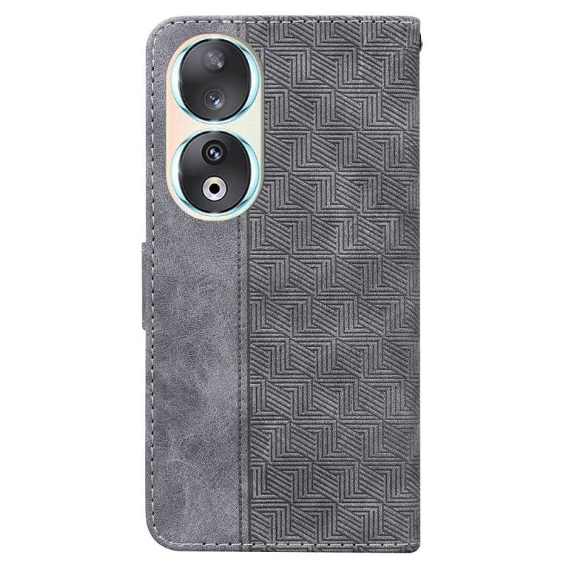 Kožené Puzdro Honor 90 Tkaný Vzor