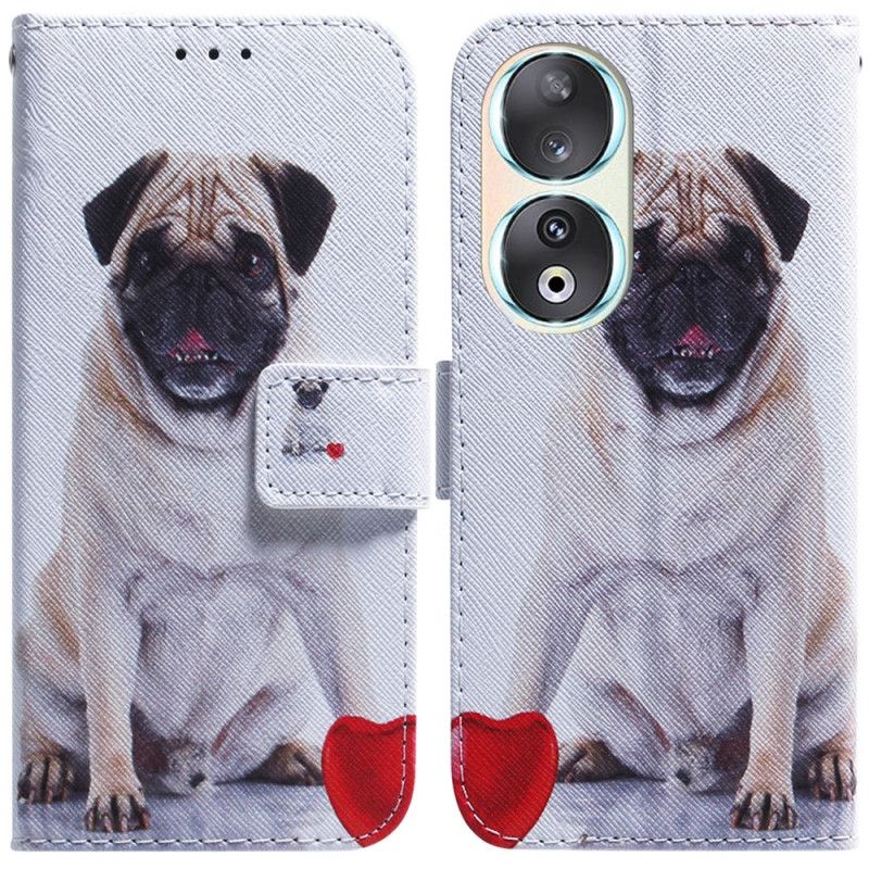 Peňaženkový Kryt Honor 90 Mops Pes