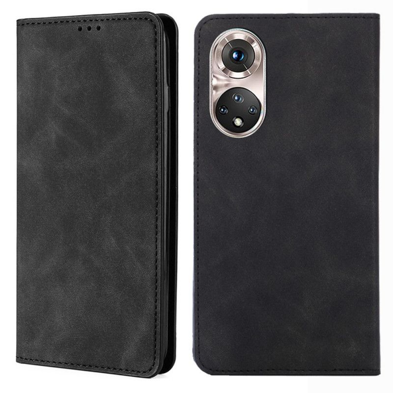 Flipové Puzdro Honor 50 Pro Kožené Puzdro Pro Skin Touch