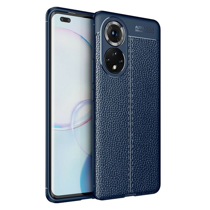 Kryt Honor 50 Pro Profesionálny Efekt Kože Litchi S Dvojitou Líniou
