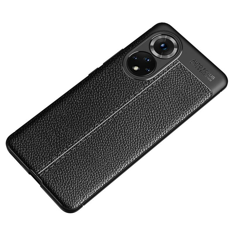 Kryt Honor 50 Pro Profesionálny Efekt Kože Litchi S Dvojitou Líniou
