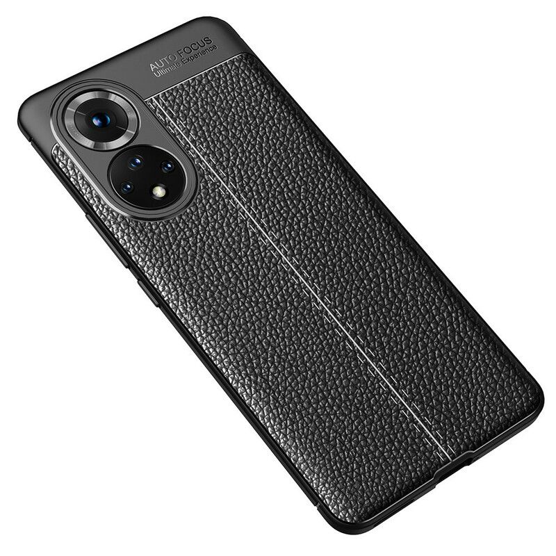 Kryt Honor 50 Pro Profesionálny Efekt Kože Litchi S Dvojitou Líniou