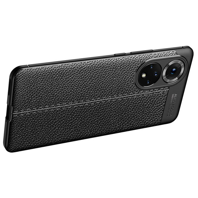 Kryt Honor 50 Pro Profesionálny Efekt Kože Litchi S Dvojitou Líniou