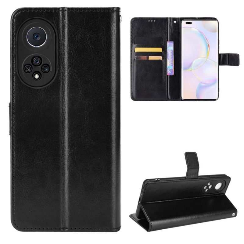 Kožené Puzdro Huawei Nova 9 Pro Krikľavá Umelá Koža