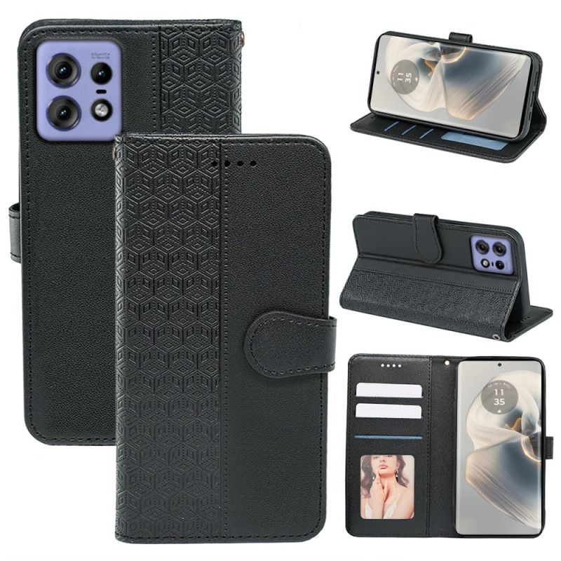 Puzdro Motorola Edge 50 Pro Kocky Vlys