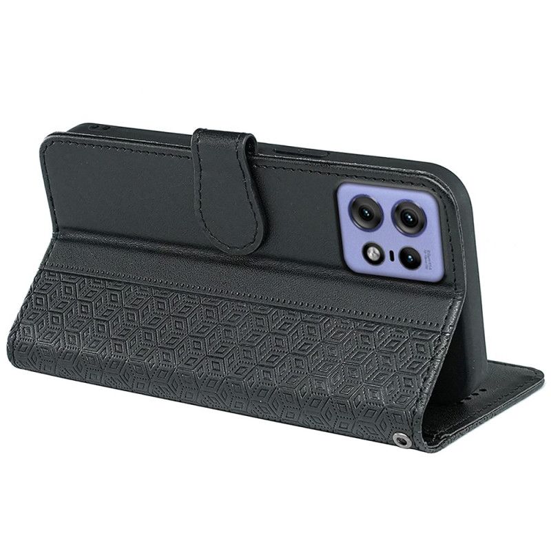 Puzdro Motorola Edge 50 Pro Kocky Vlys