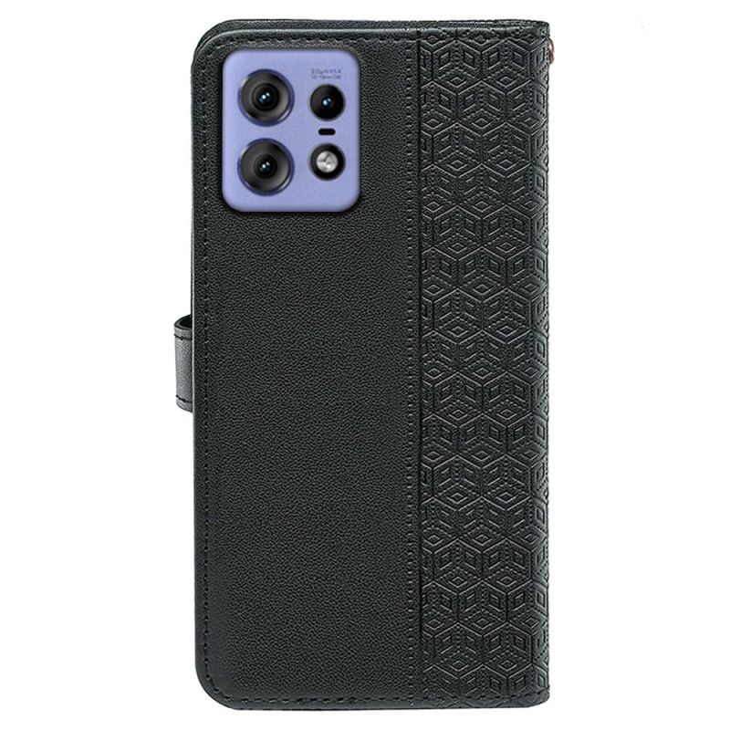 Puzdro Motorola Edge 50 Pro Kocky Vlys