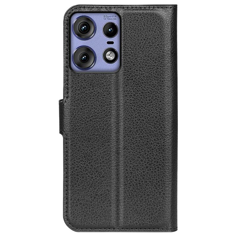 Puzdro Motorola Edge 50 Pro Umelá Koža Litchi