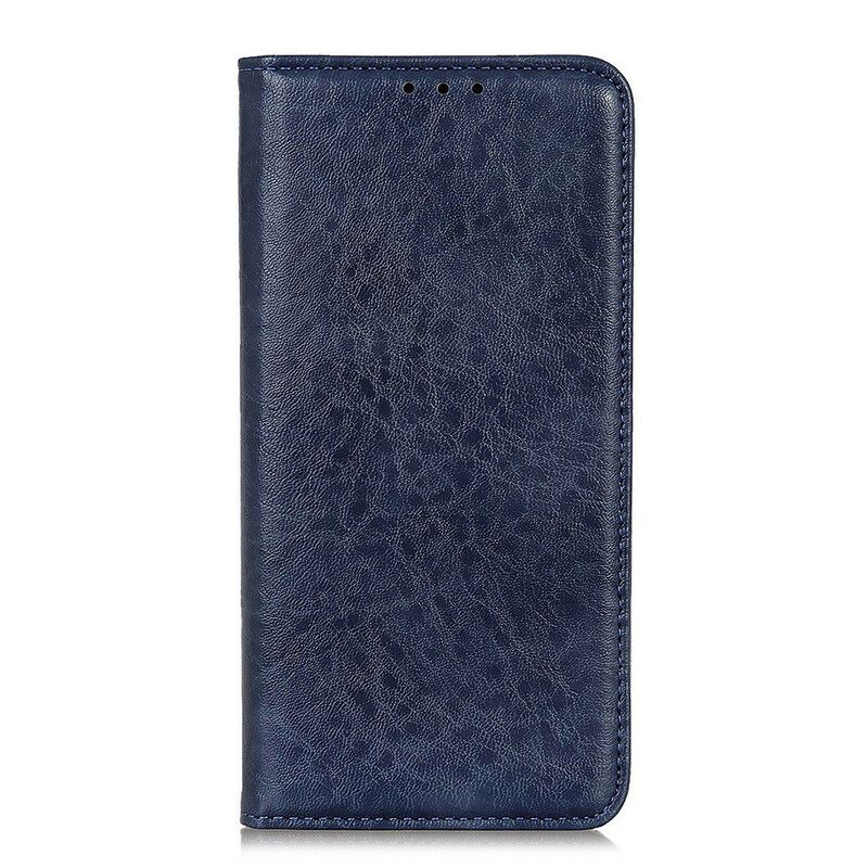 Flipové Puzdro iPhone 13 Mini Kožené Puzdro Štruktúrovaná Štiepaná Koža