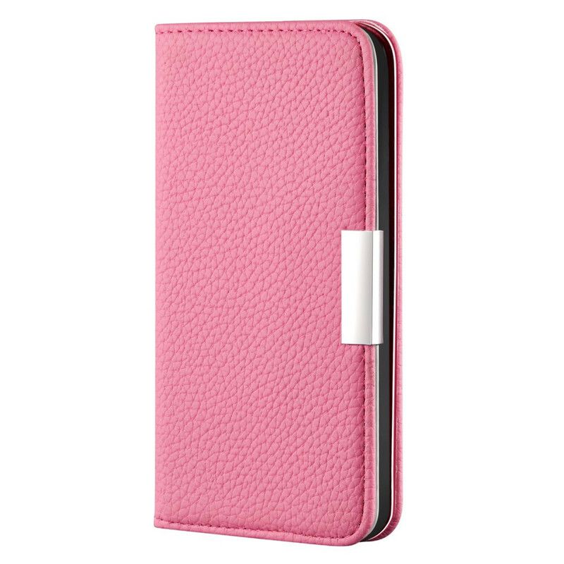 Flipové Puzdro iPhone 13 Mini Kožené Puzdro Umelá Koža Litchi Ultra Chic