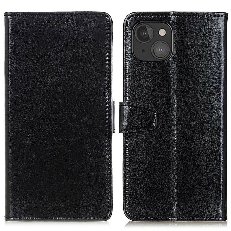 Kožené Puzdro iPhone 13 Mini Klasická Umelá Koža