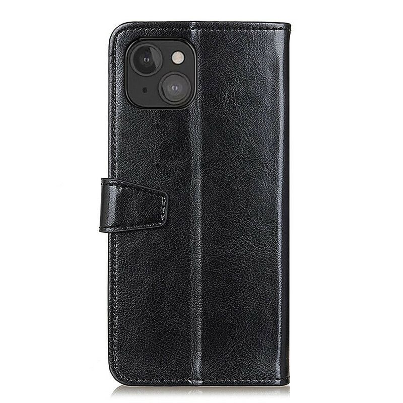 Kožené Puzdro iPhone 13 Mini Klasická Umelá Koža