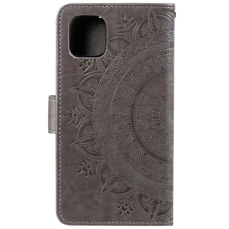 Kožené Puzdro iPhone 13 Mini Slnečná Mandala