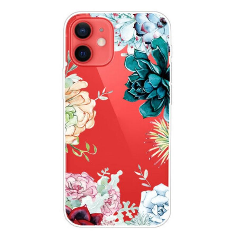 Kryt iPhone 13 Mini Akvarelové Kvety
