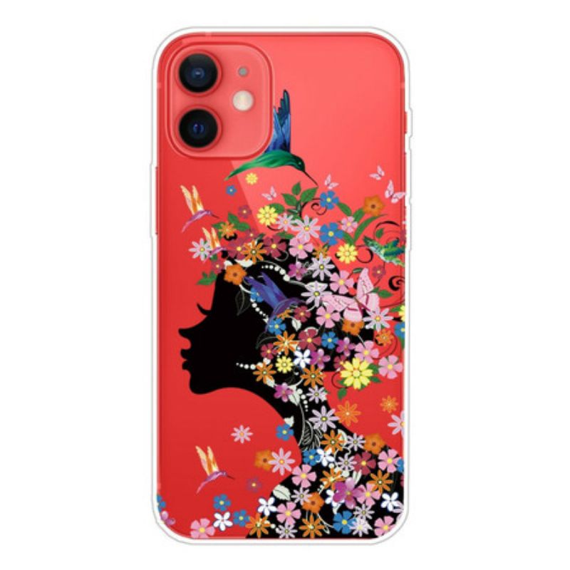 Kryt iPhone 13 Mini Krásna Kvetinová Hlava