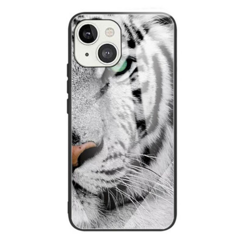 Kryt iPhone 13 Mini Tigrované Tvrdené Sklo