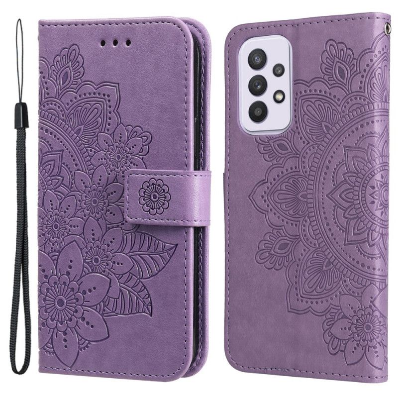Kožené Puzdro Samsung Galaxy A33 5G Kvetinová Mandala