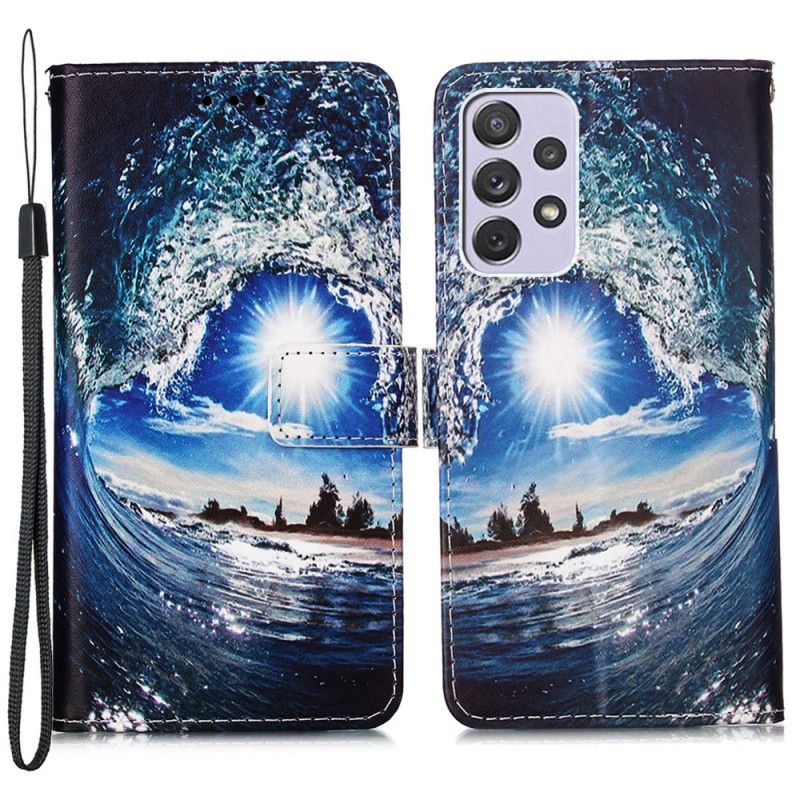 Kožené Puzdro Samsung Galaxy A33 5G Miluje Vlnu