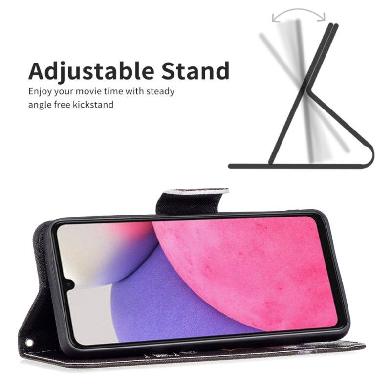 Kožené Puzdro Samsung Galaxy A33 5G Nebezpečný Medveď