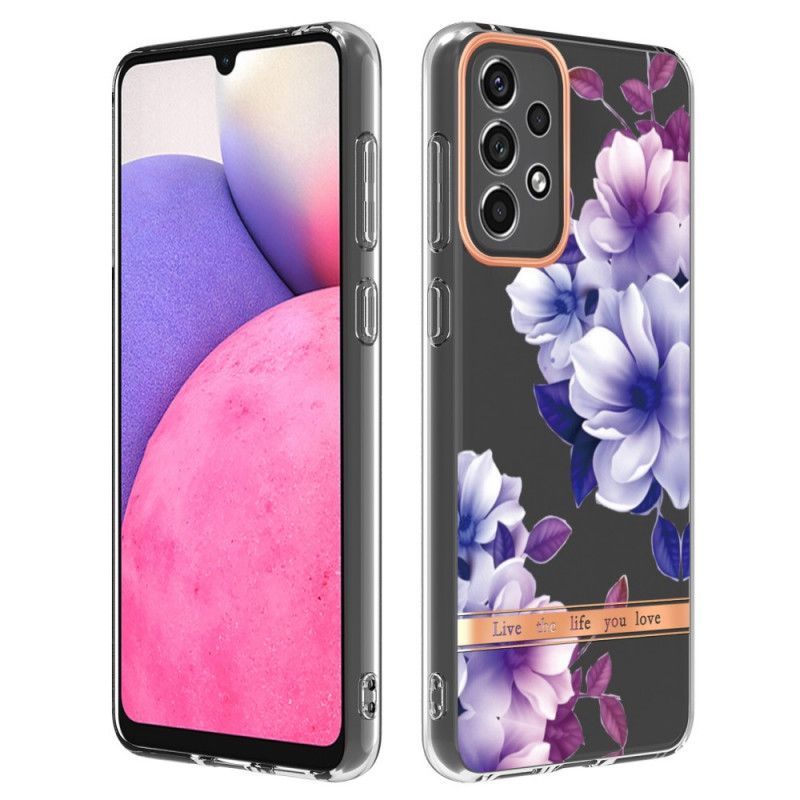 Kryt Samsung Galaxy A33 5G Bezšvové Kvetinové