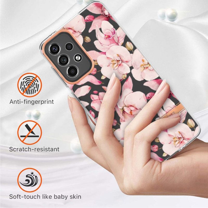 Kryt Samsung Galaxy A33 5G Bezšvové Kvetinové