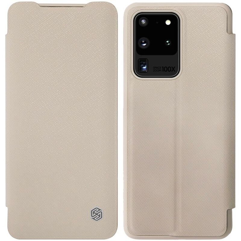 Flipové Puzdro Samsung Galaxy S20 Ultra Kožené Puzdro Séria Minge Nillkin