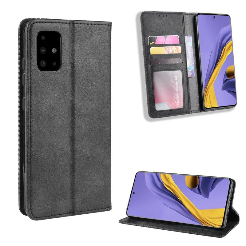 Flipové Puzdro Samsung Galaxy S20 Ultra Kožené Puzdro Štylizovaný Efekt Vintage Kože