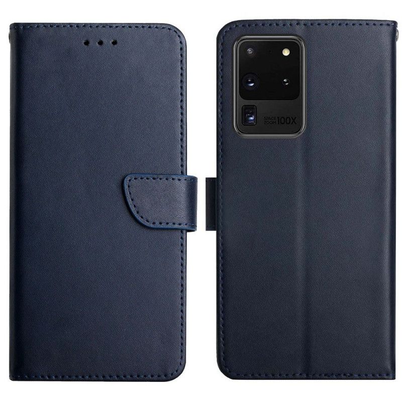 Flipové Puzdro Samsung Galaxy S20 Ultra Pravá Koža Nappa