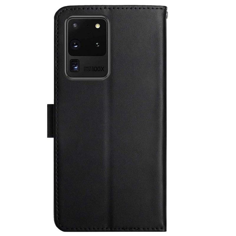 Flipové Puzdro Samsung Galaxy S20 Ultra Pravá Koža Nappa
