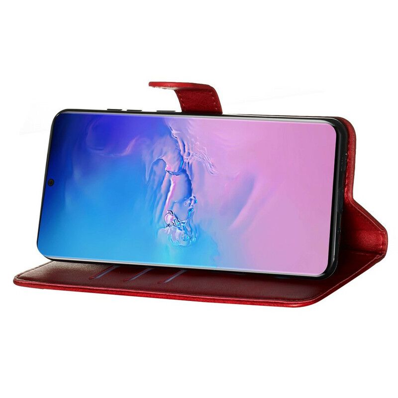 Kožené Puzdro Samsung Galaxy S20 Ultra Vintage Peňaženka Na Mince