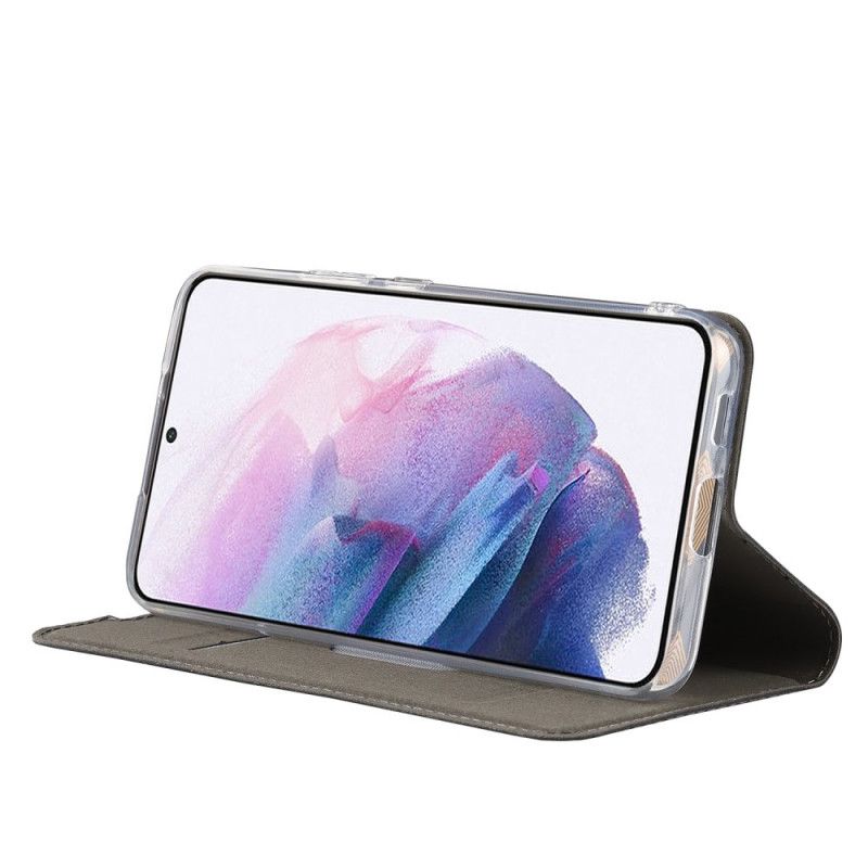 Flipové Puzdro Samsung Galaxy S22 5G Kožené Puzdro Remienok Triedy Z Umelej Kože