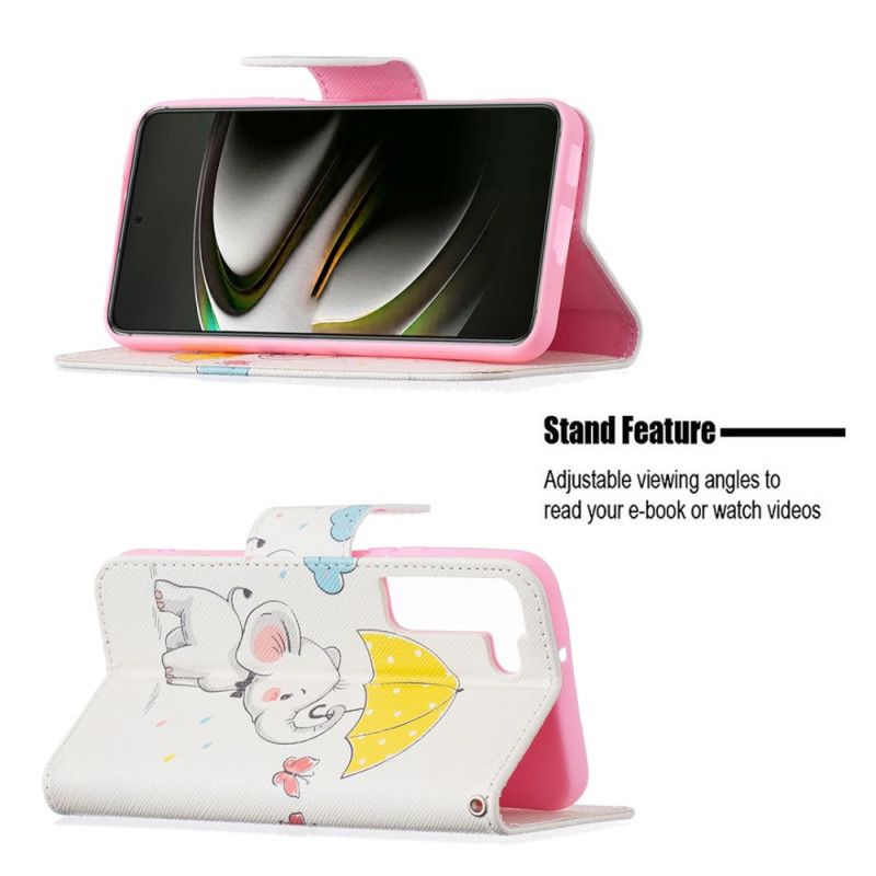 Flipové Puzdro Samsung Galaxy S22 5G Sloníča