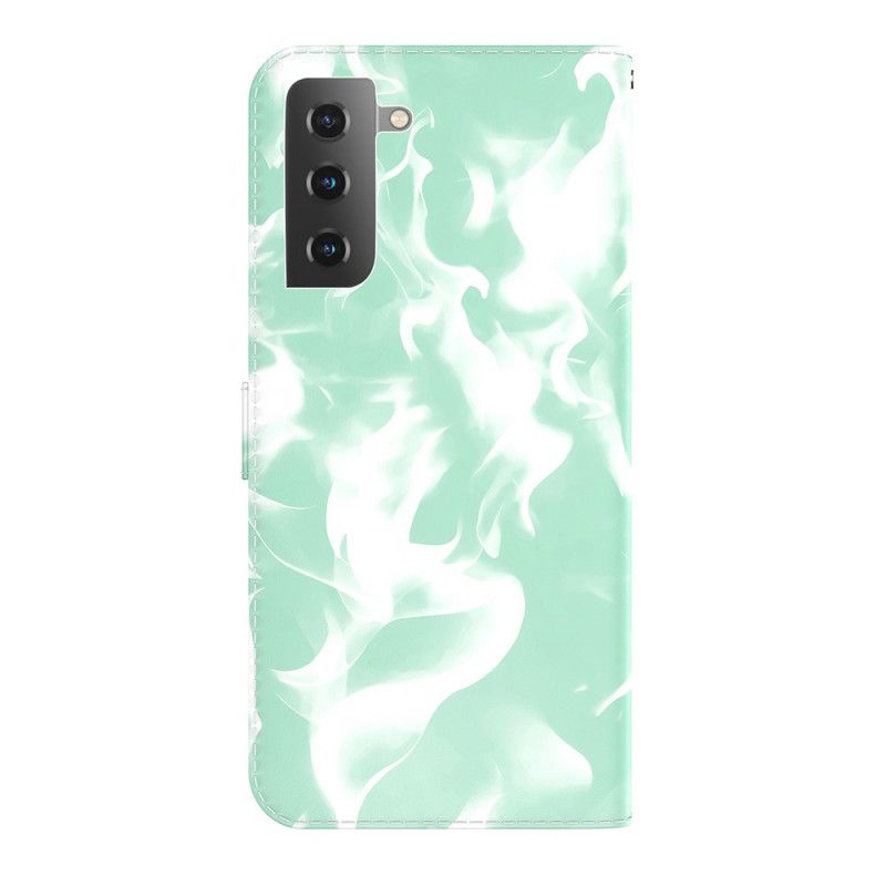 Kožené Puzdro Samsung Galaxy S22 5G Abstraktný Vzor