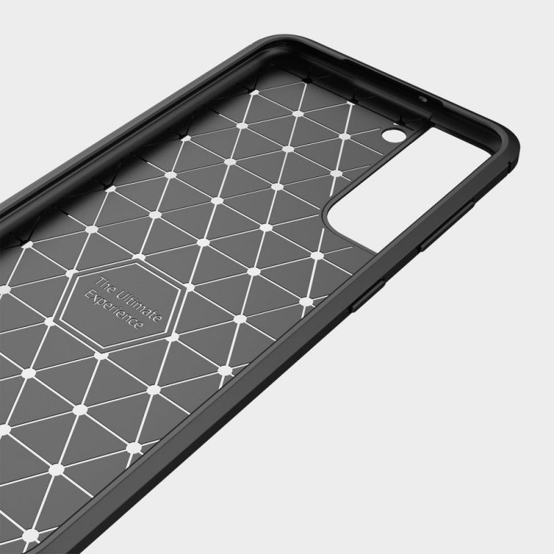 Kryt Samsung Galaxy S22 5G Kartáčované Uhlíkové Vlákno