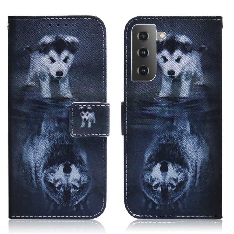 Peňaženkový Kryt Samsung Galaxy S22 5G Ernesto Vlk
