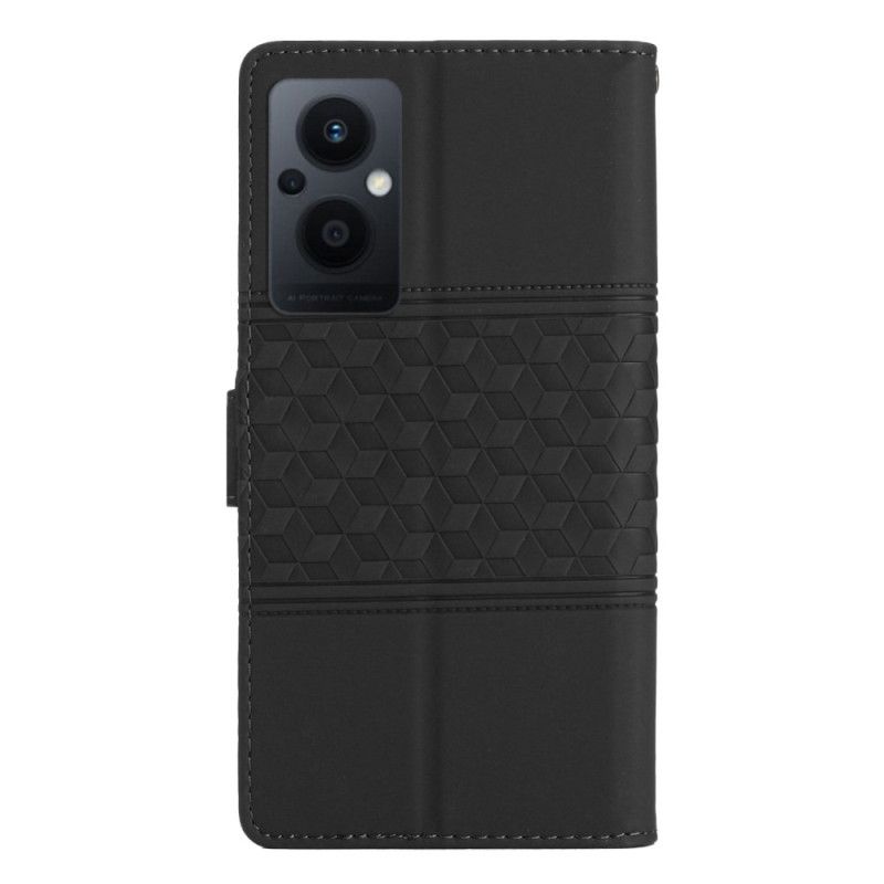 Kožené Puzdro Oppo Reno 8 Lite 3d Kocky