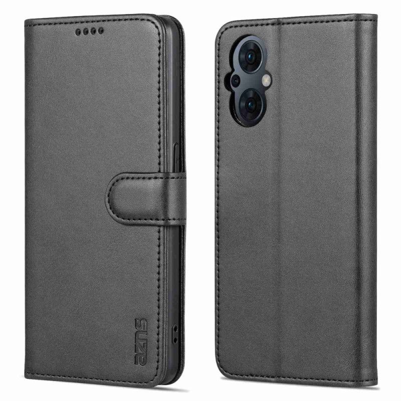 Kožené Puzdro Oppo Reno 8 Lite Kožený Štýl Azns