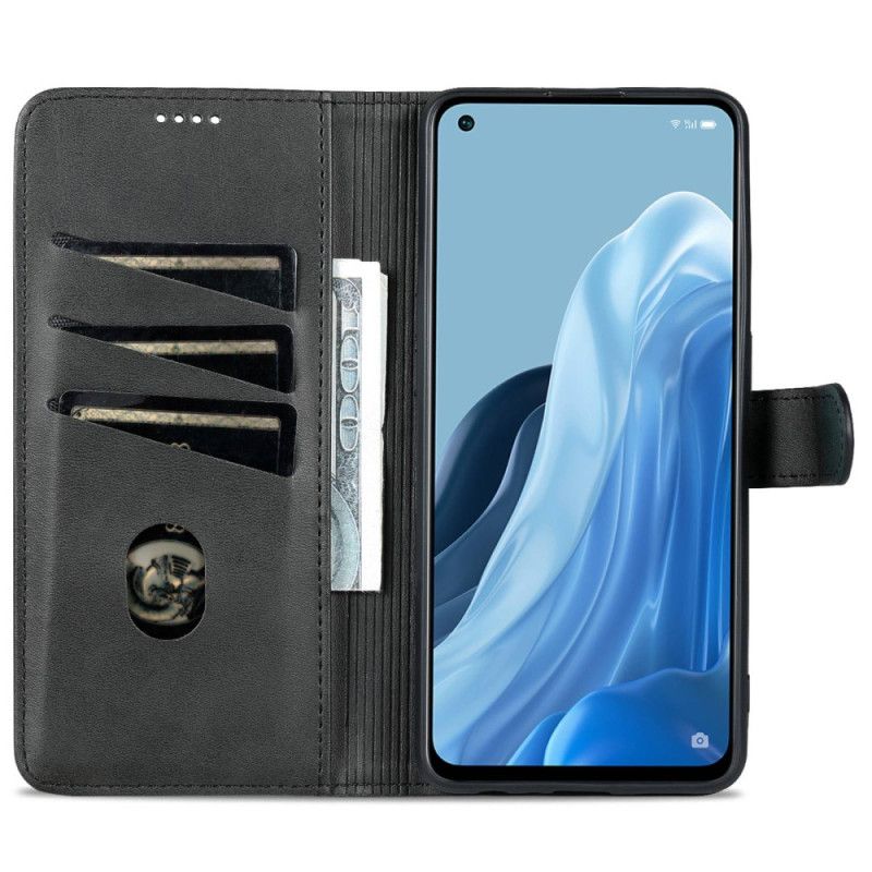 Kožené Puzdro Oppo Reno 8 Lite Kožený Štýl Azns