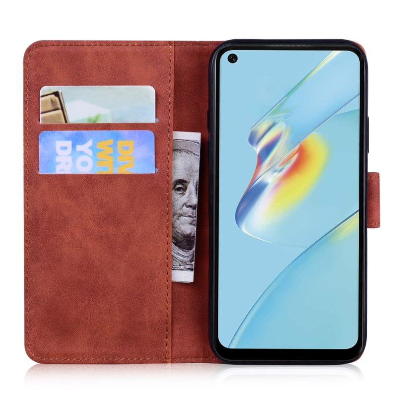 Kožené Puzdro Oppo Reno 8 Lite Motýľ