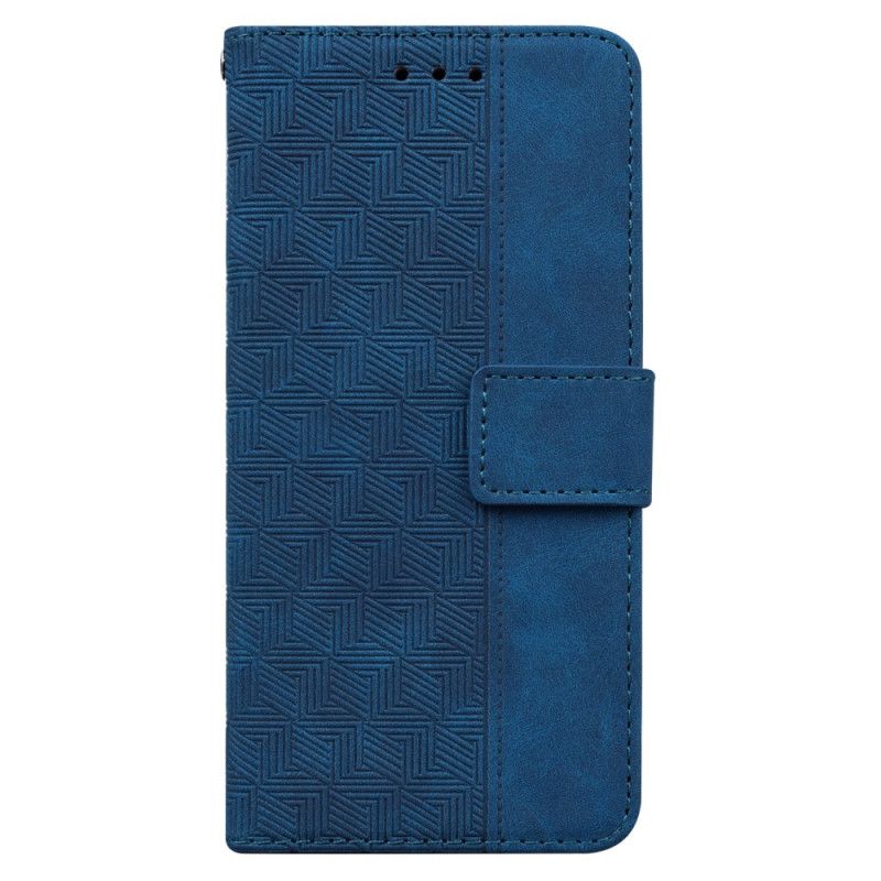 Kožené Puzdro Oppo Reno 8 Lite Remienok Vzor