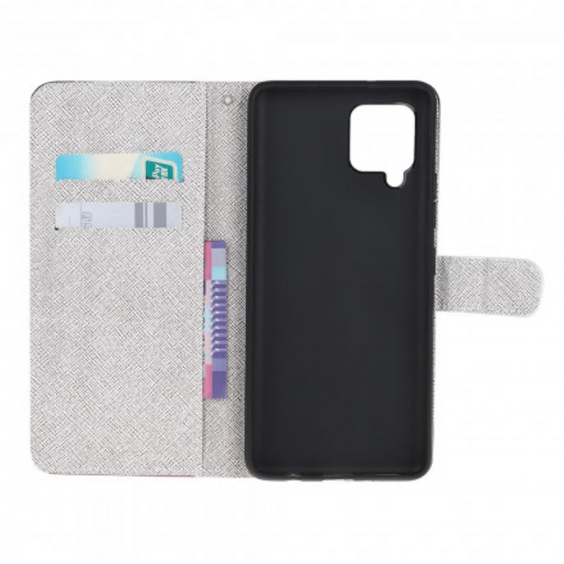 Flipové Puzdro Samsung Galaxy A22 Strappy Vážky