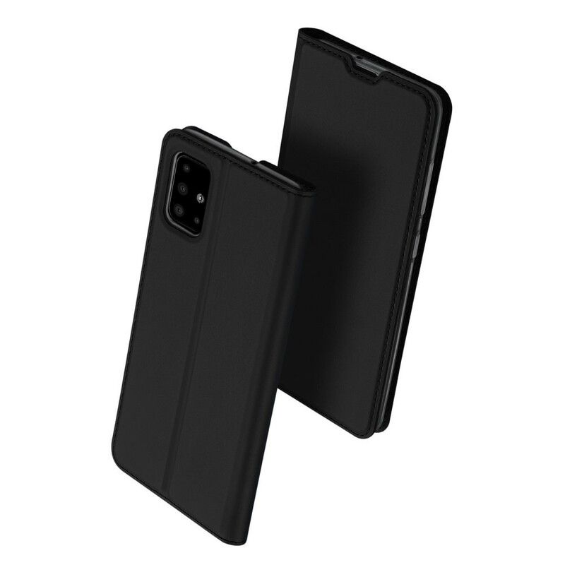 Flipové Puzdro Samsung Galaxy A71 Kožené Puzdro Skin Pro Dux Ducis