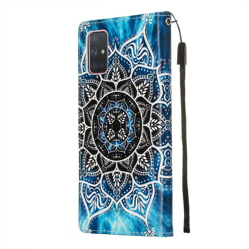 Kožené Puzdro Samsung Galaxy A71 Mandala Na Oblohe