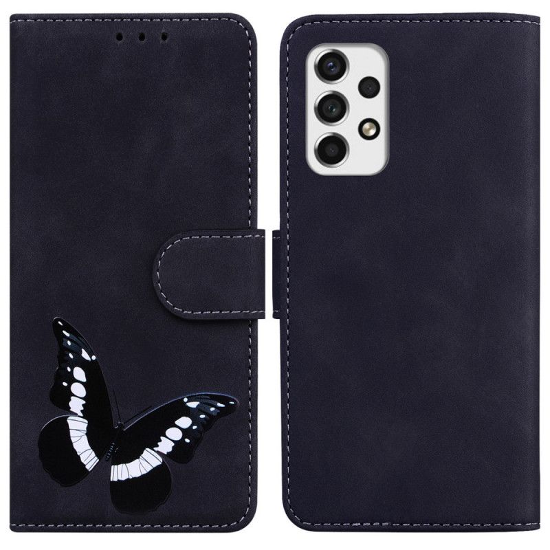 Flipové Puzdro Samsung Galaxy A53 5G Skin-touch Butterfly