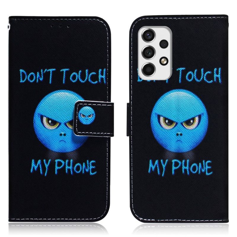 Kožené Puzdro Samsung Galaxy A53 5G Emoji Telefón