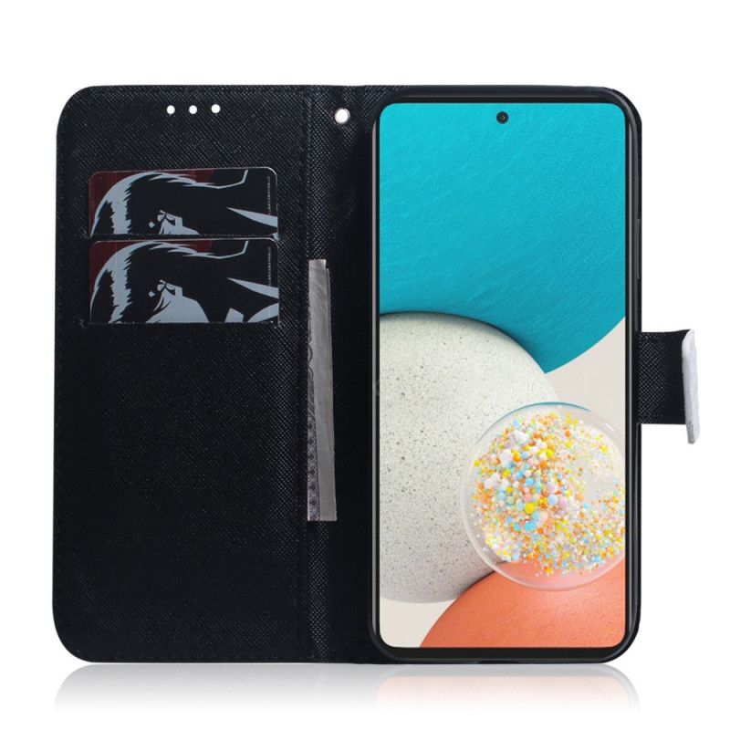 Kožené Puzdro Samsung Galaxy A53 5G Emoji Telefón