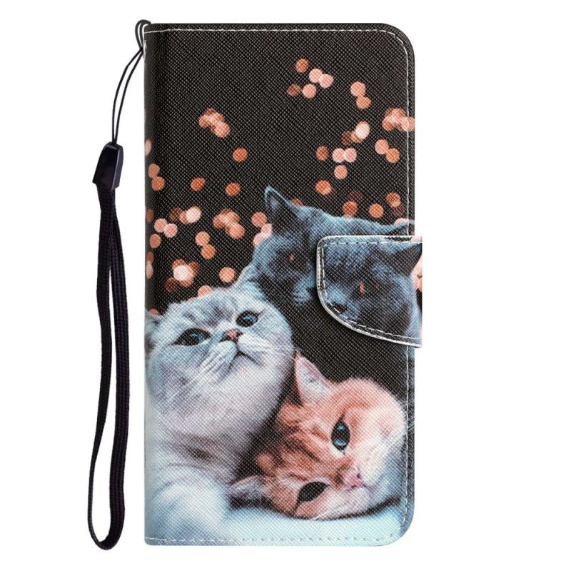 Kožené Puzdro Samsung Galaxy A53 5G Iba Tang Cats