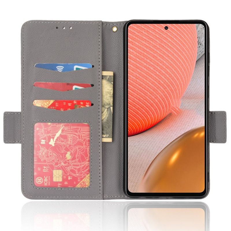 Kožené Puzdro Samsung Galaxy A53 5G Tradičná Umelá Koža Litchi