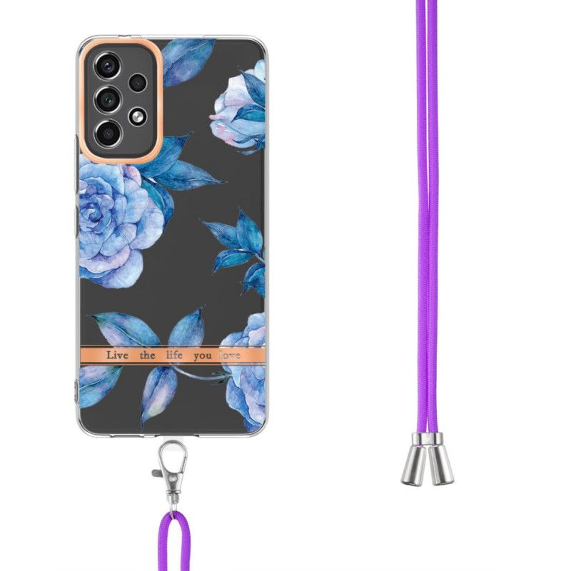 Kryt Samsung Galaxy A53 5G Kvetinová Šnúrka