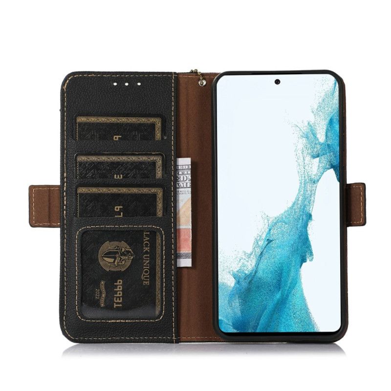 Puzdro Xiaomi 14t Pro Kožené Blokovanie Rfid
